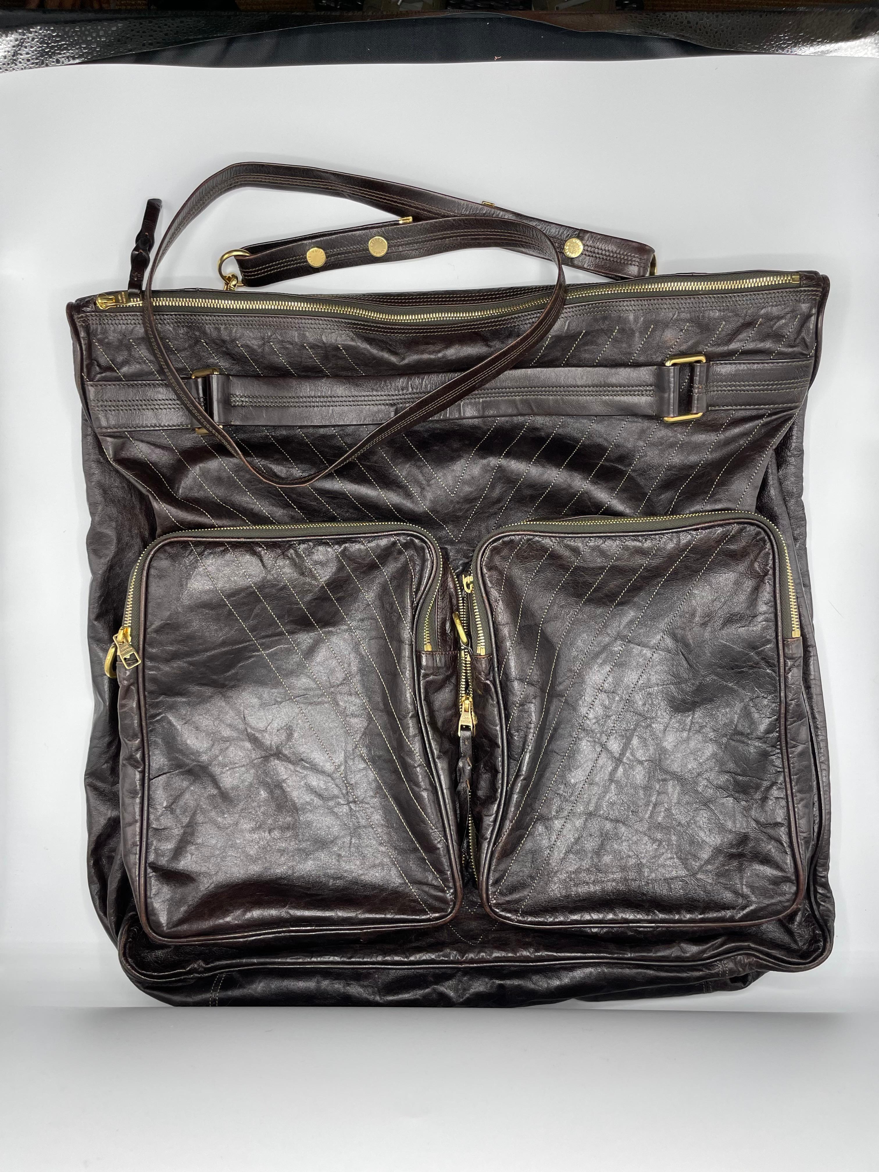 Louis Vuitton Convertible Runway Soana Sacoche in Marron For Sale 8