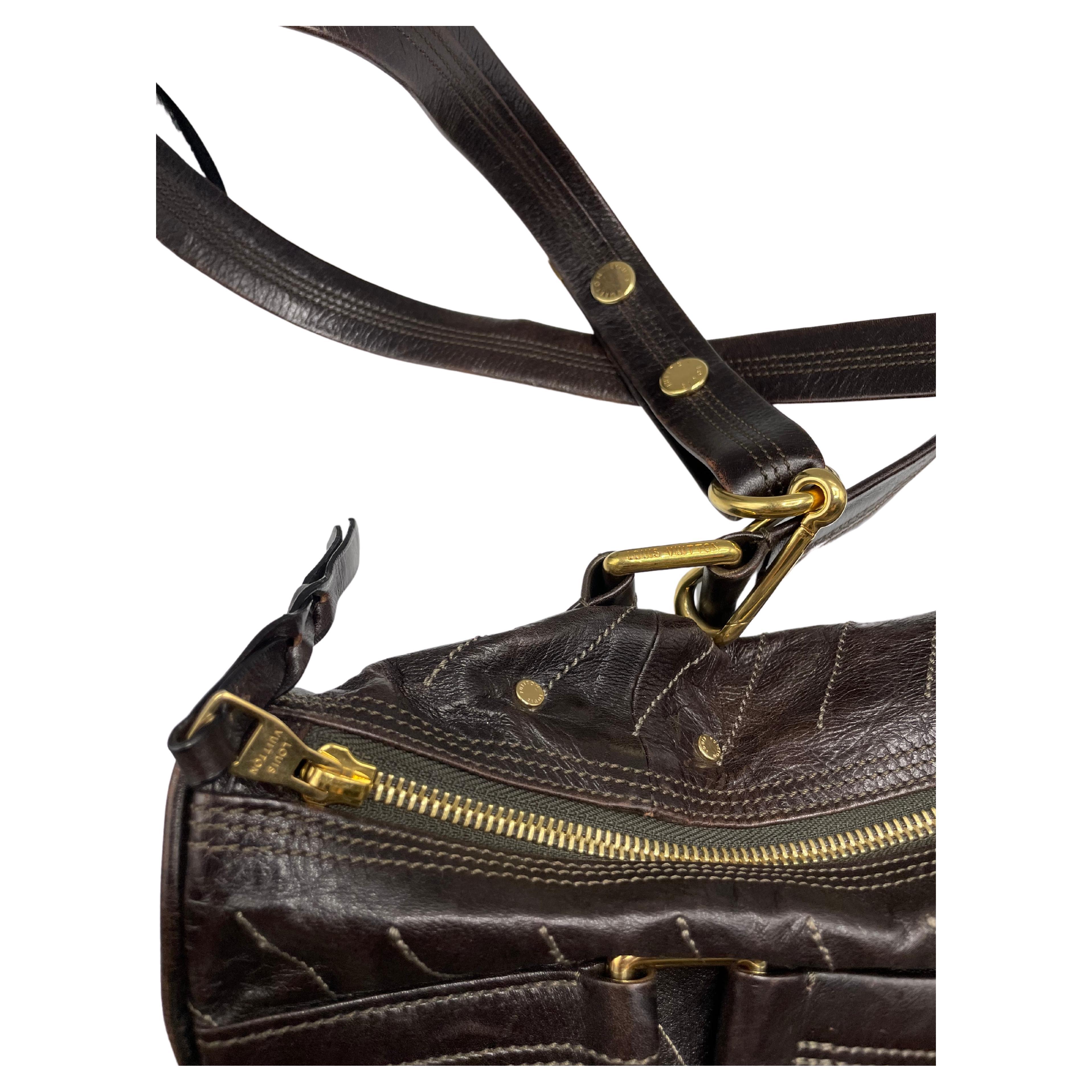 Louis Vuitton Convertible Runway Soana Sacoche in Marron For Sale 1