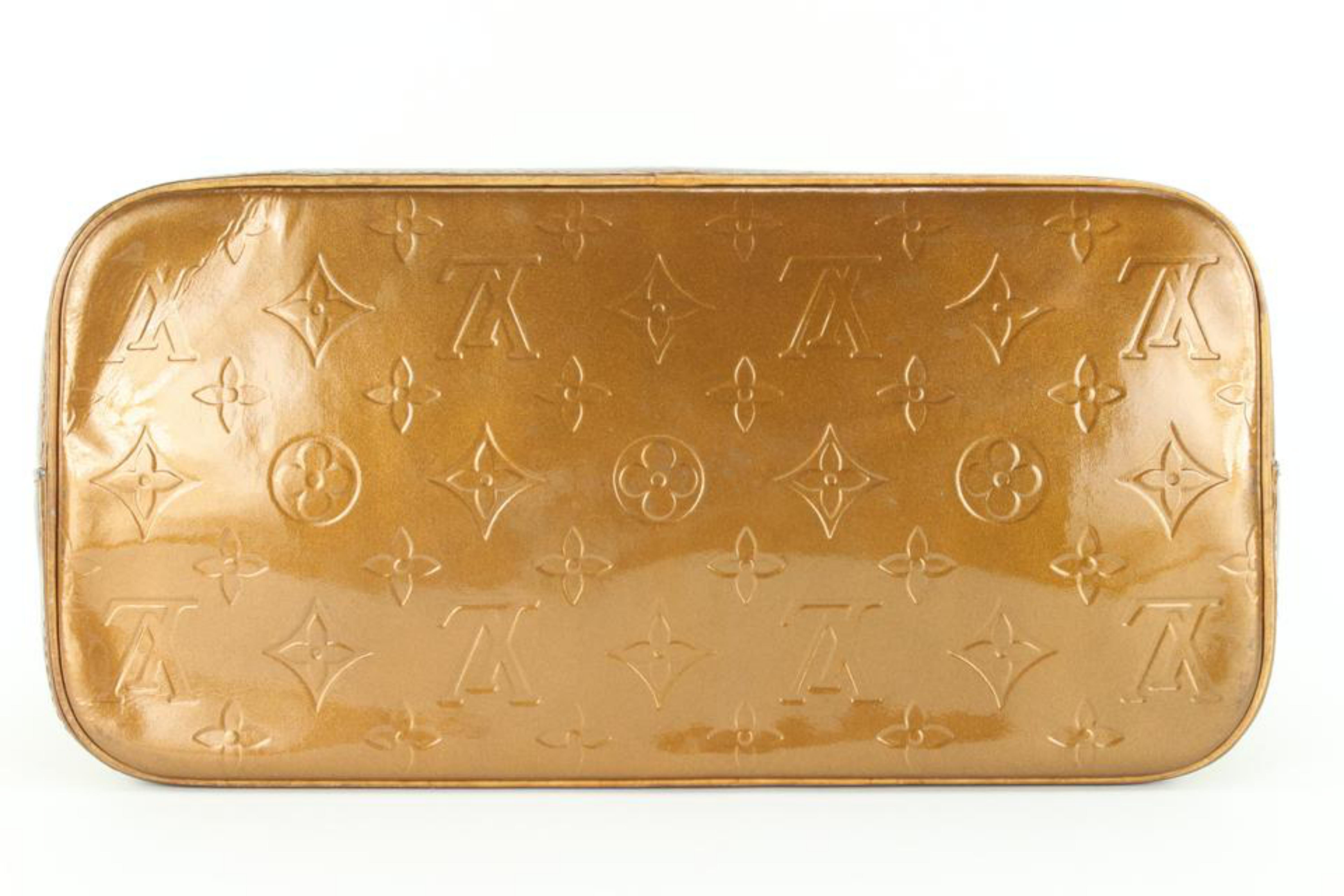 Louis Vuitton Copper Bronze Monogram Vernis Houston Zip Shoulder Bag 2LVJ1021 4