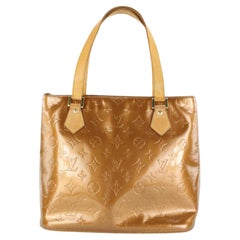 Louis Vuitton Copper Bronze Monogram Vernis Houston Zip Shoulder Bag 2LVJ1021