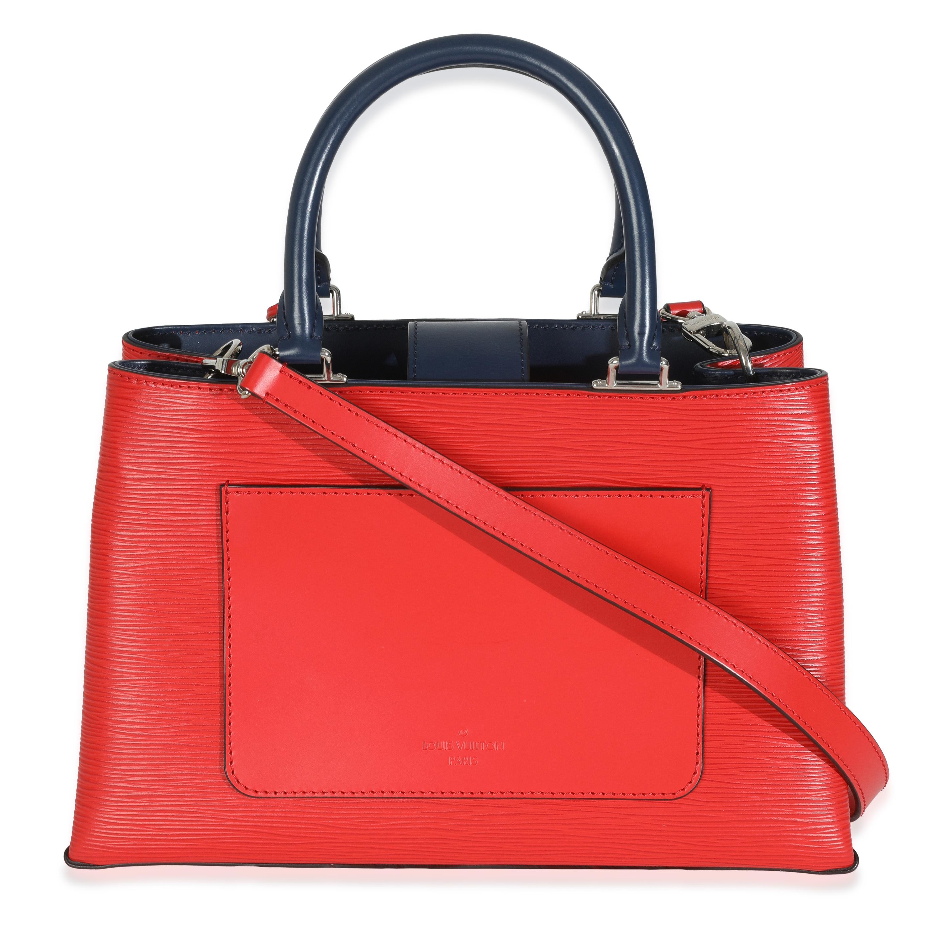 Rouge Louis Vuitton Coquelicot Epi Kleber PM en vente