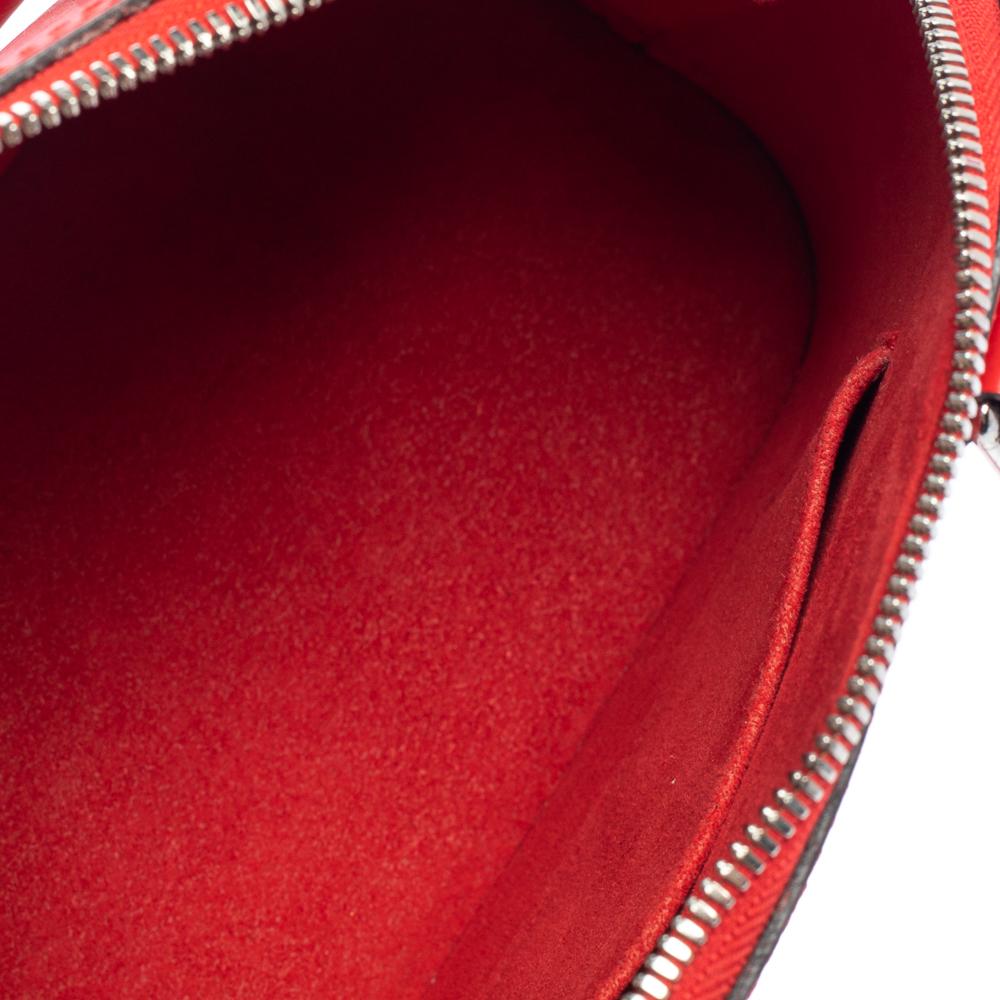 Louis Vuitton Coquelicot Epi Leather Alma BB Bag 5