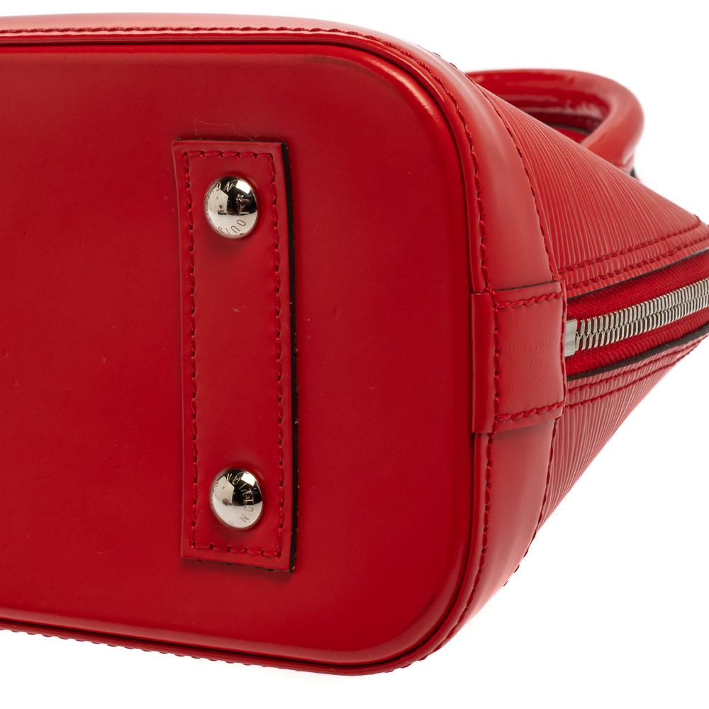 Louis Vuitton Coquelicot Epi Leather Alma BB Bag 1
