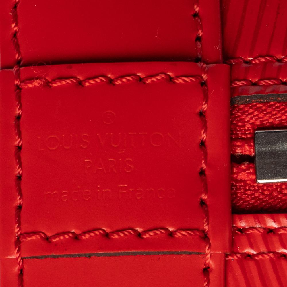 Louis Vuitton Coquelicot Epi Leather Alma BB Bag 3