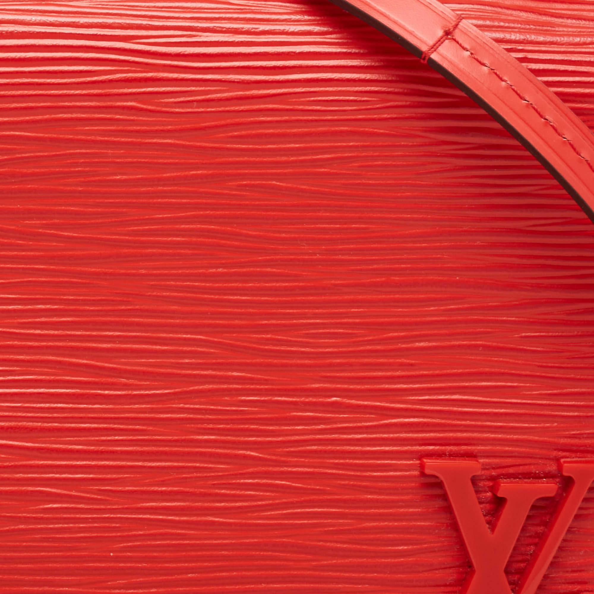 Louis Vuitton Coquelicot Epi Leather Clery Pochette Bag 1