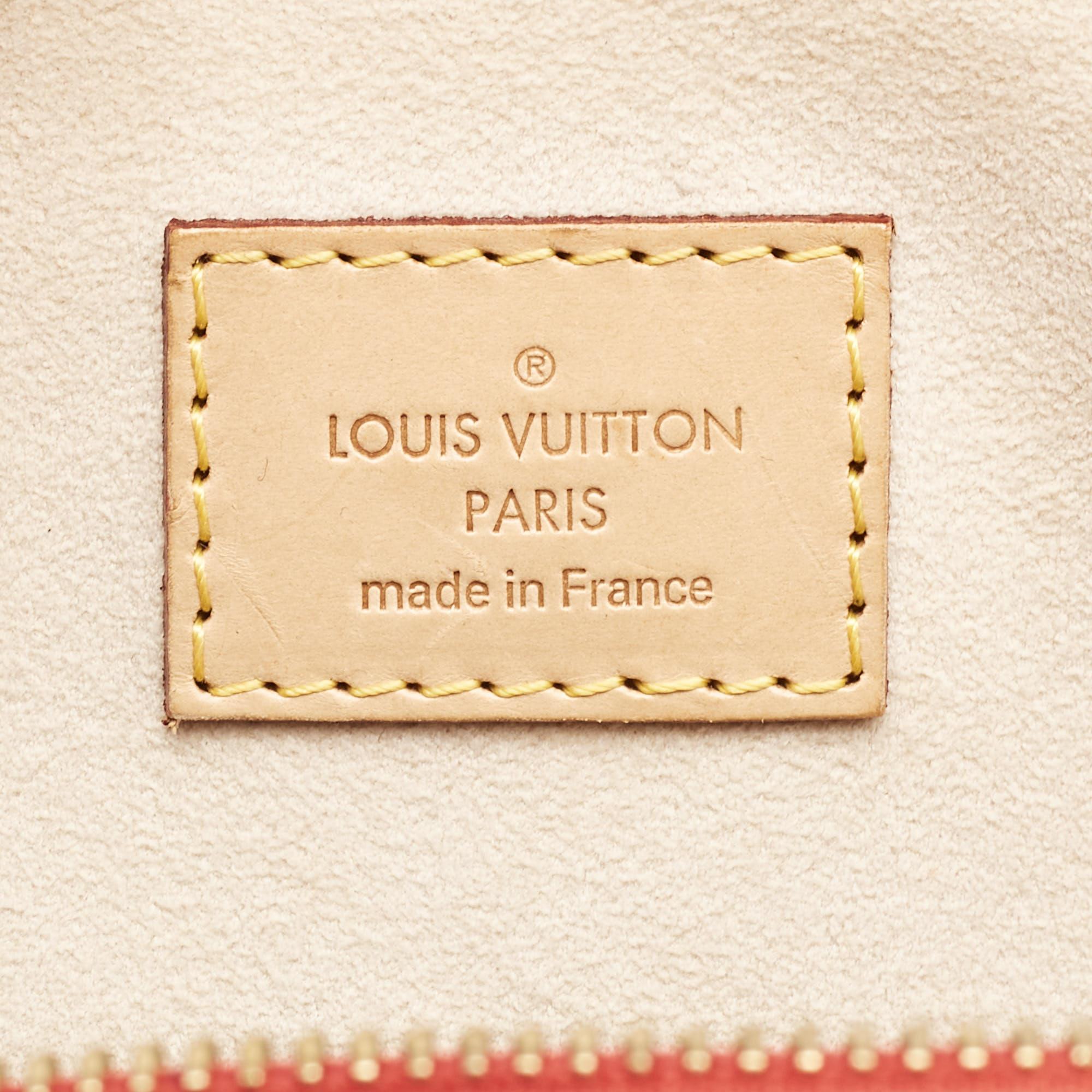 Louis Vuitton Coquelicot Epi Leather Doc PM Bag 6