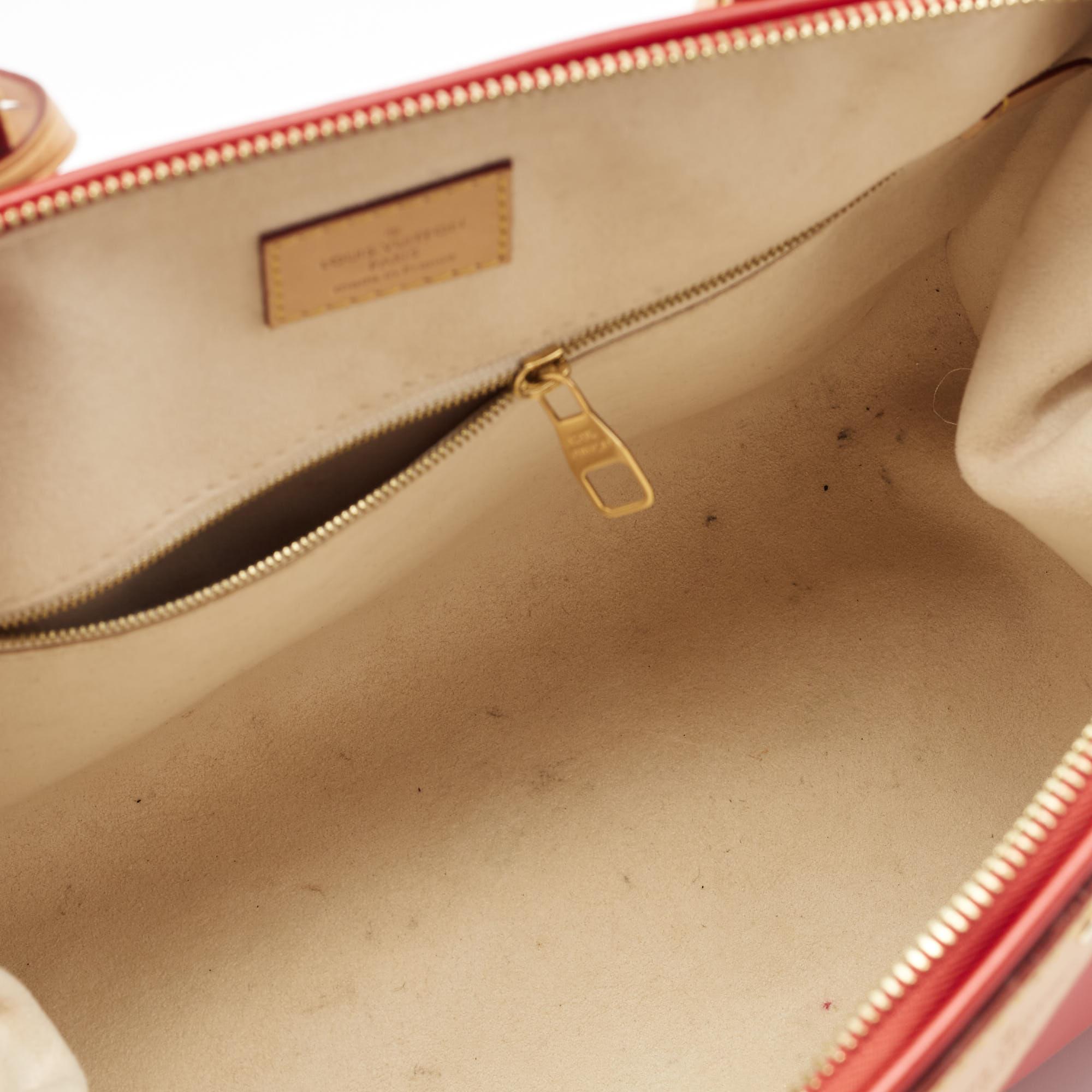 Louis Vuitton Coquelicot Epi Leather Doc PM Bag 7