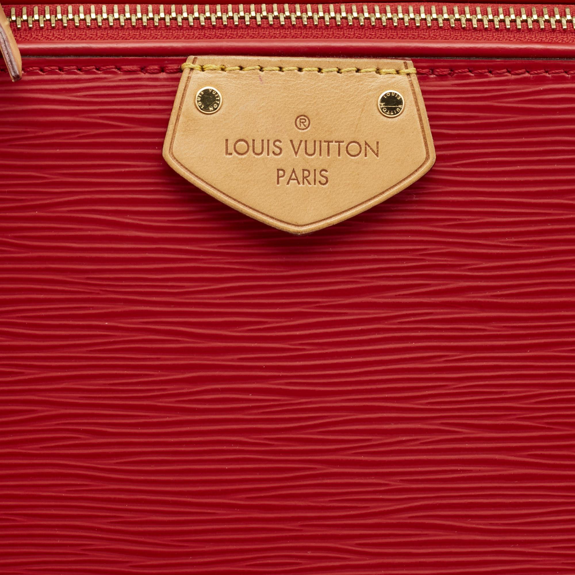 Louis Vuitton Coquelicot Epi Leather Doc PM Bag 2