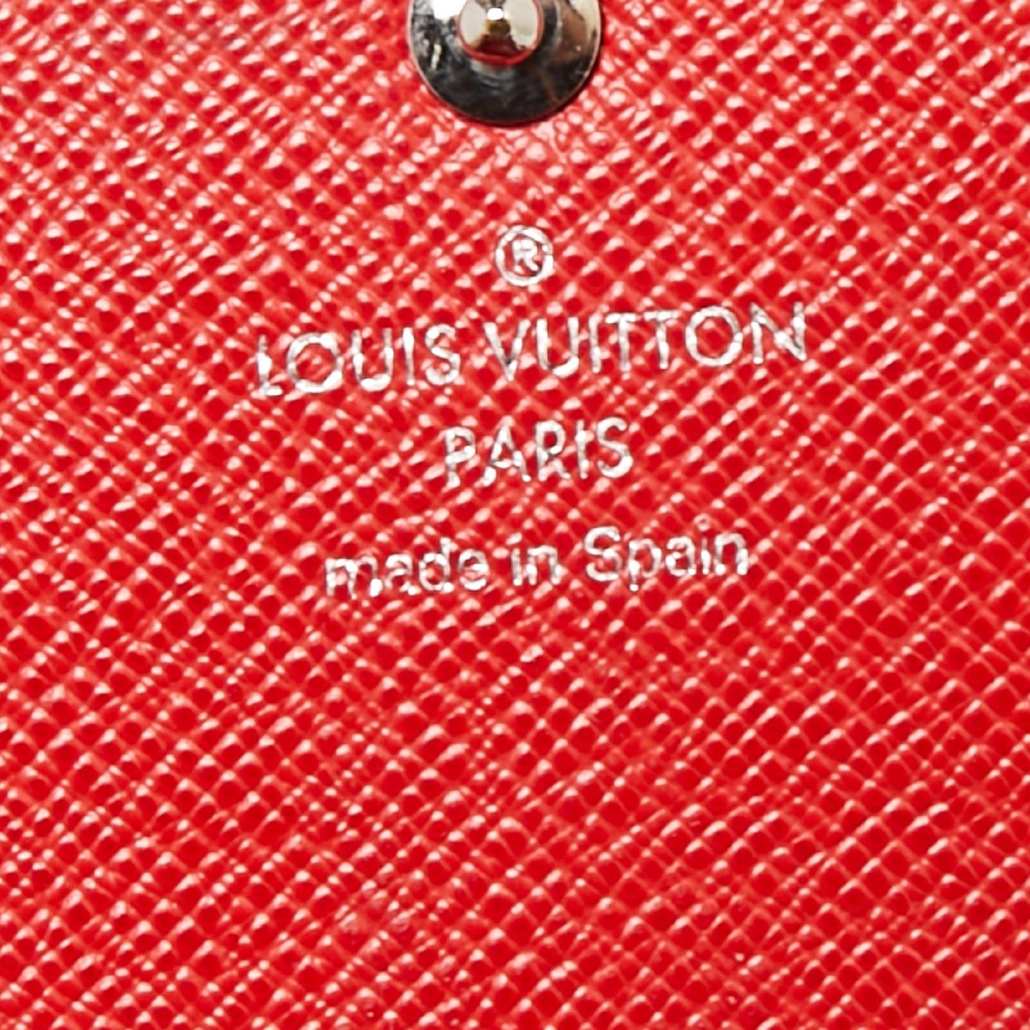 Louis Vuitton Coquelicot Epi Leather Sarah Wallet 5