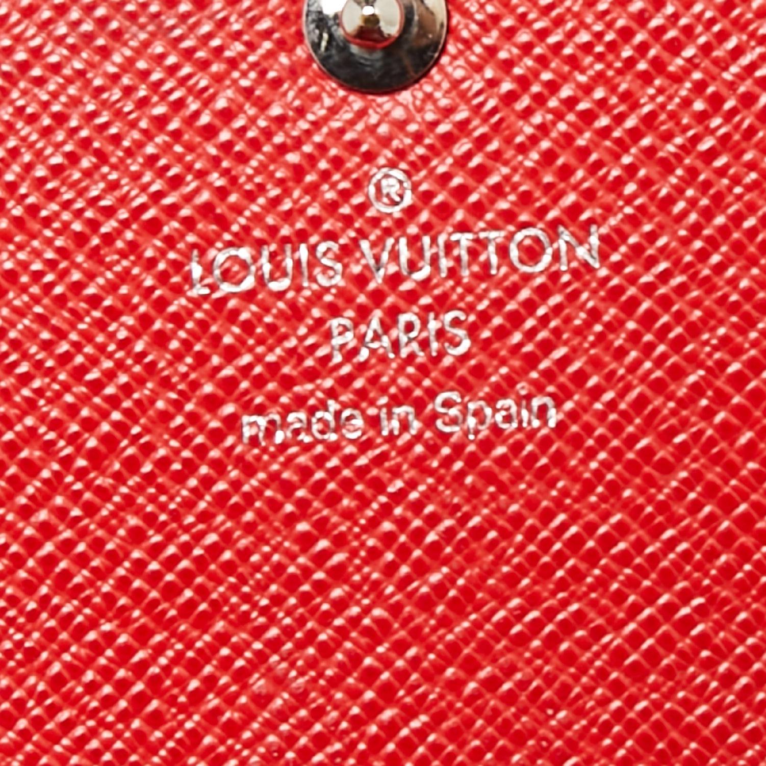 Louis Vuitton Coquelicot Epi Leather Sarah Wallet 2