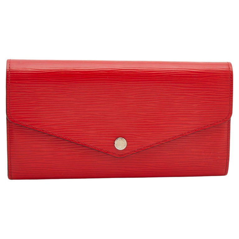 Louis Vuitton Red Epi Leather Card Case Wallet Holder 5LVL1223 at 1stDibs