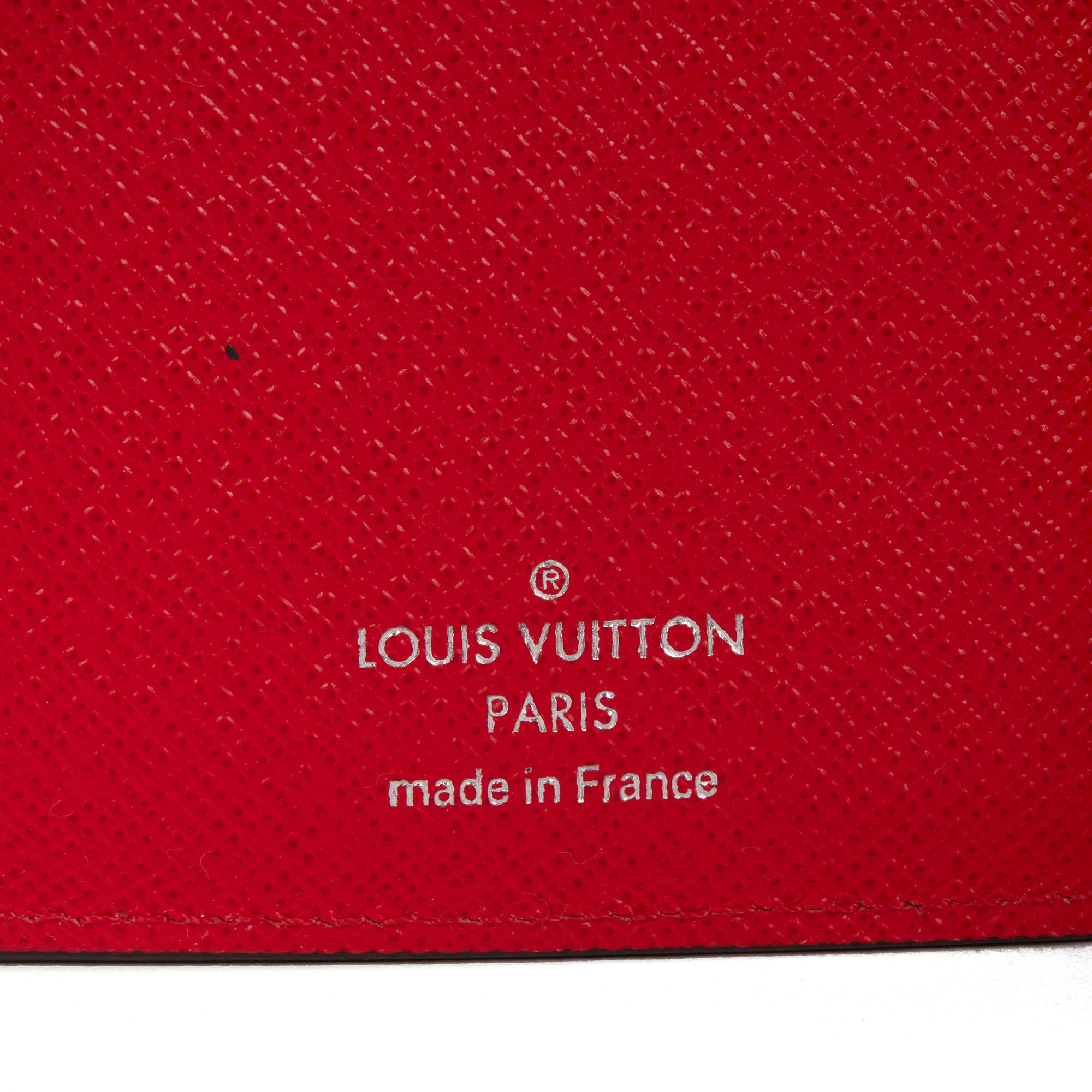 Louis Vuitton COQUELICOT EPI LEATHER TWIST COMPACT WALLET (Rot) im Angebot