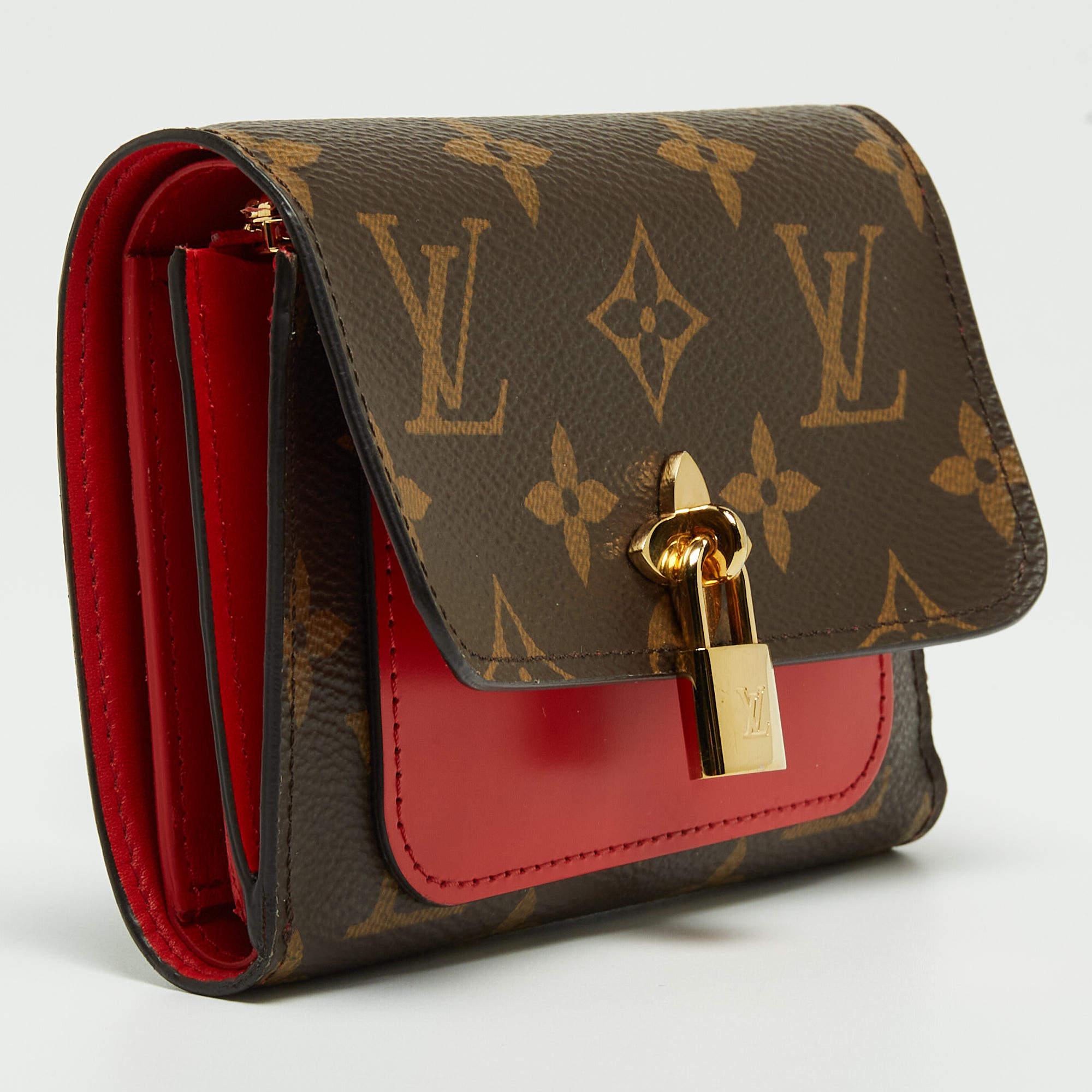 Louis Vuitton Coquelicot Monogram Canvas Flowers Compact Wallet 3