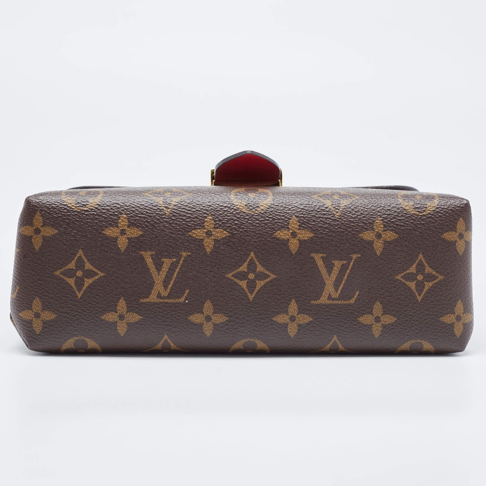 Louis Vuitton Coquelicot Monogram Canvas Locky BB Bag 6