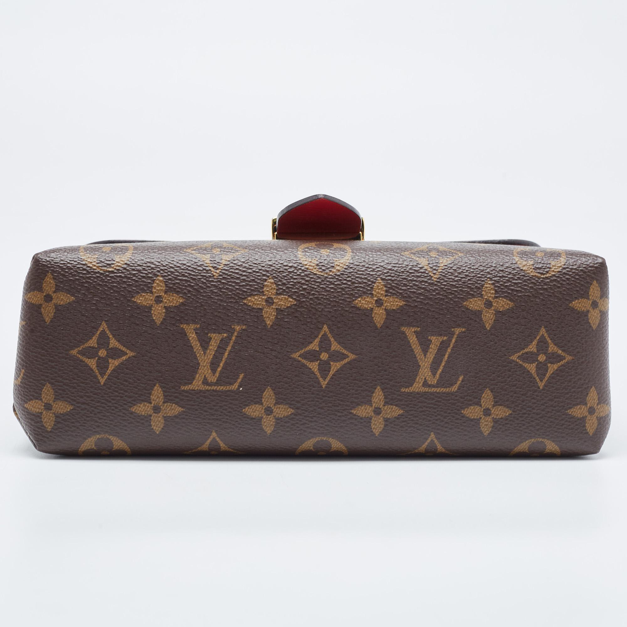 Louis Vuitton Coquelicot Monogram Canvas Locky BB Bag 1