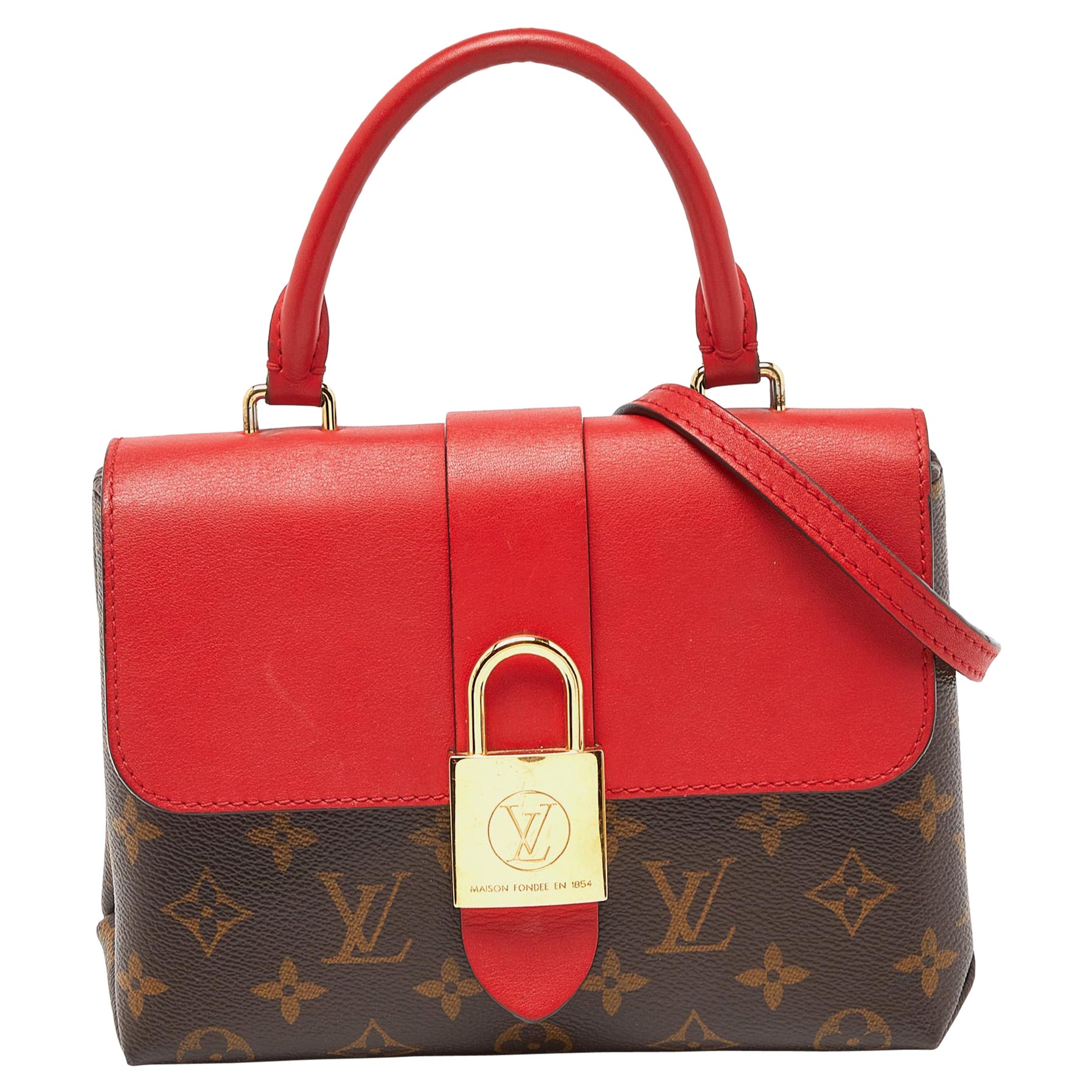 Louis Vuitton Coquelicot Monogram Canvas Locky BB Bag