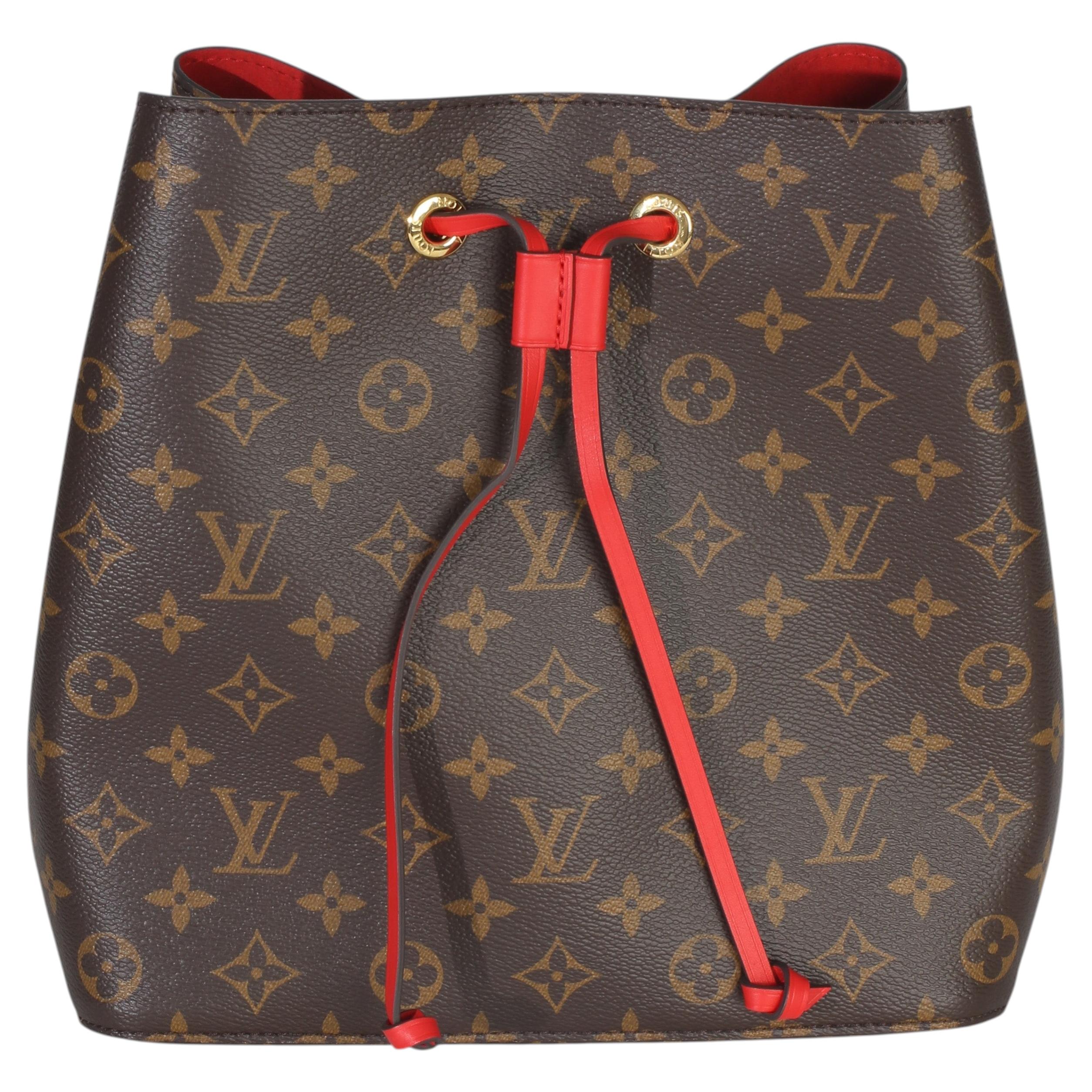 Louis Vuitton Coquelicot Monogram Canvas Neonoe MM