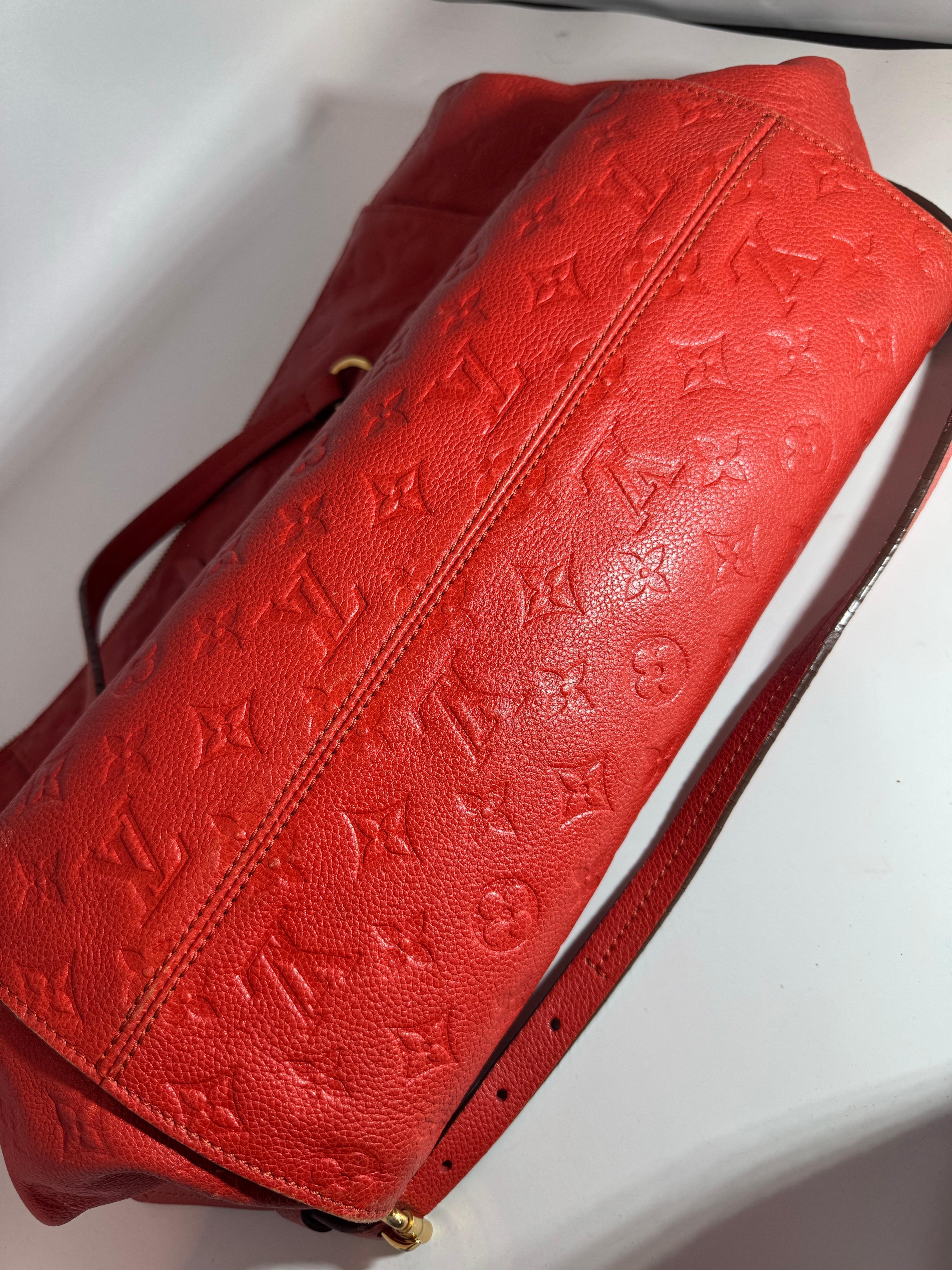 Louis Vuitton Coral Empreinte Leather Lumineuse PM , Monogram with Box and Bag en vente 10