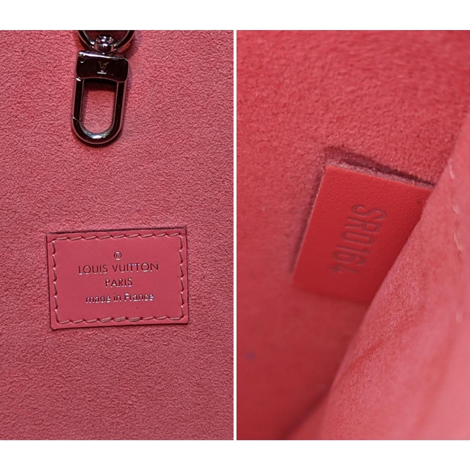 Louis Vuitton Coral EPI Neverfull MM Tote & Pochette For Sale 4