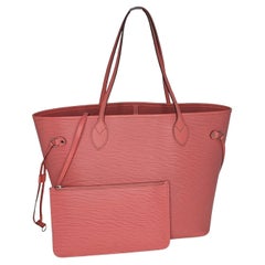Louis Vuitton Coral EPI Neverfull MM Tote e Pochette