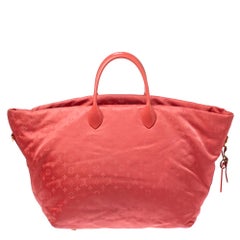 Louis Vuitton Coral Monogram Nylon Nouvelle Vague Beach Bag
