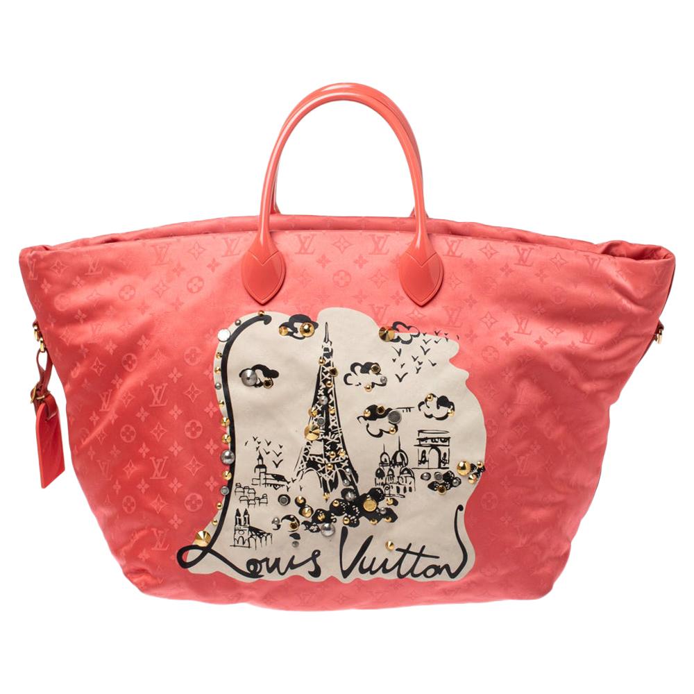 monogram nylon tote