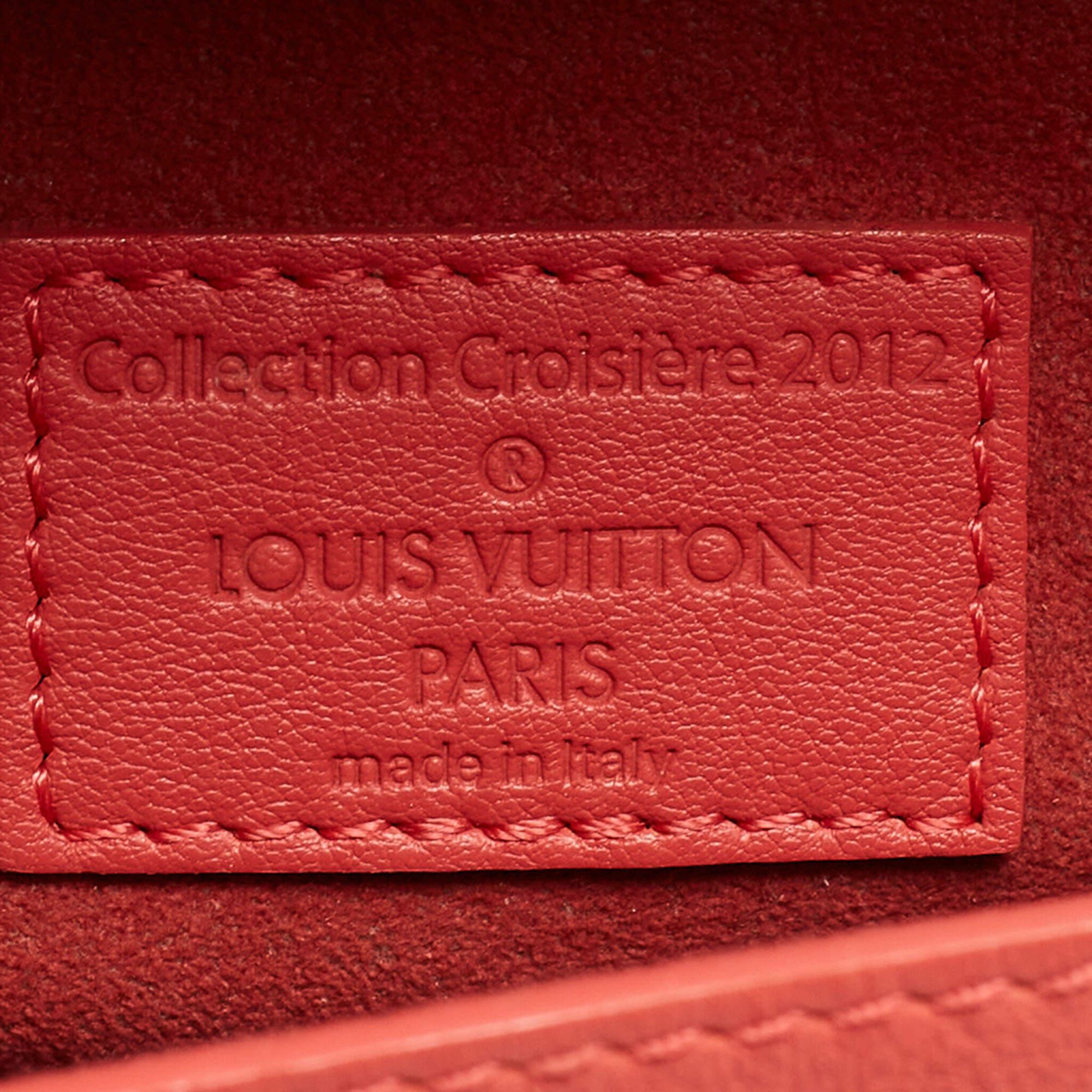 Louis Vuitton Coral Perforated Leather Limited Edition Saumur Bag 6