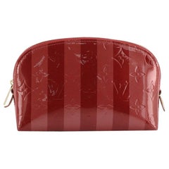 Louis Vuitton Cosmetic Pouch Limited Edition Monogram Vernis Rayures