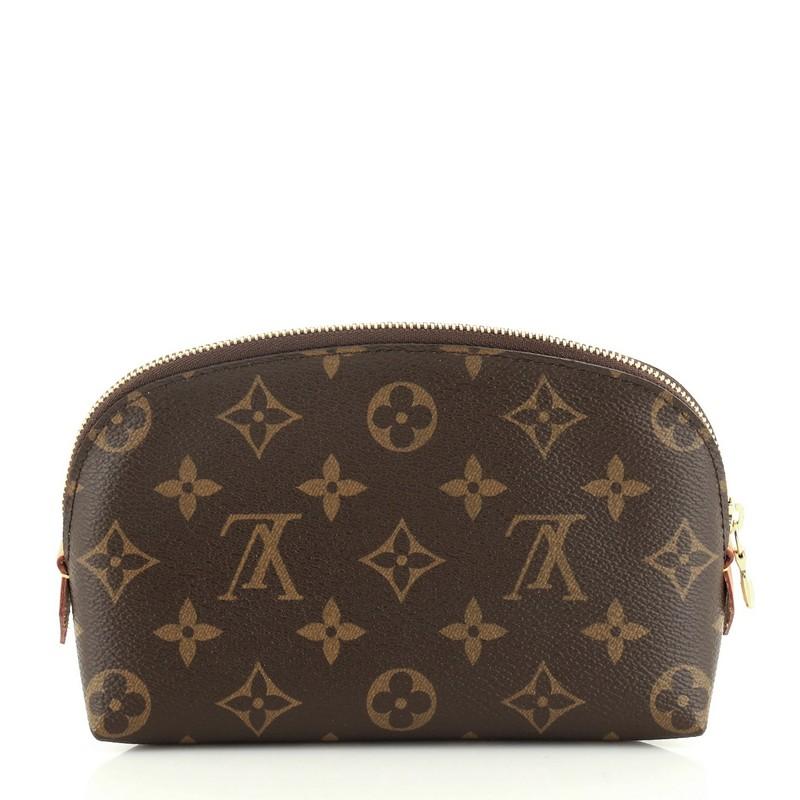 Black Louis Vuitton Cosmetic Pouch Monogram Canvas