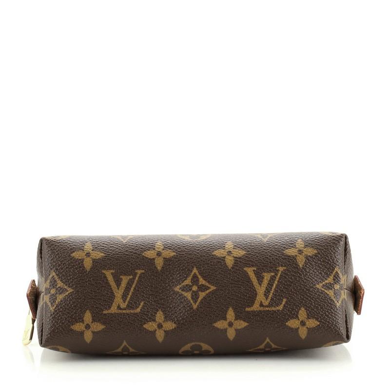 Louis Vuitton Cosmetic Pouch Monogram Canvas In Good Condition In NY, NY