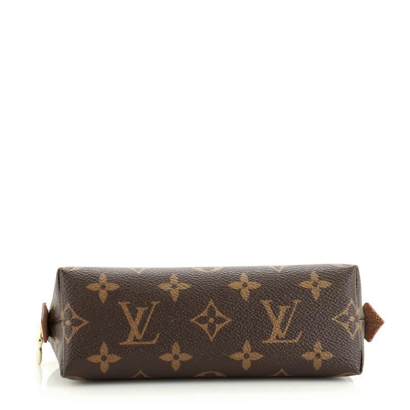 Louis Vuitton Cosmetic Pouch Monogram Canvas In Good Condition In NY, NY