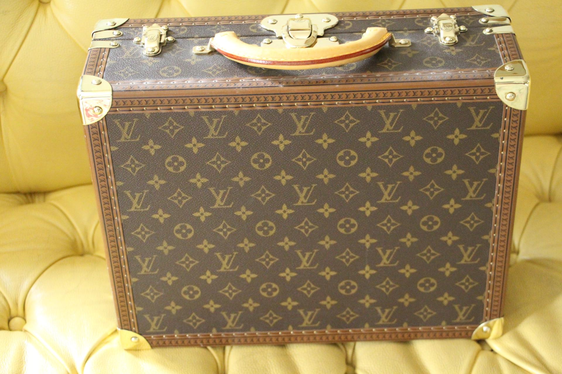Black Louis Vuitton Cotteville 40 Suitcase in Monogram