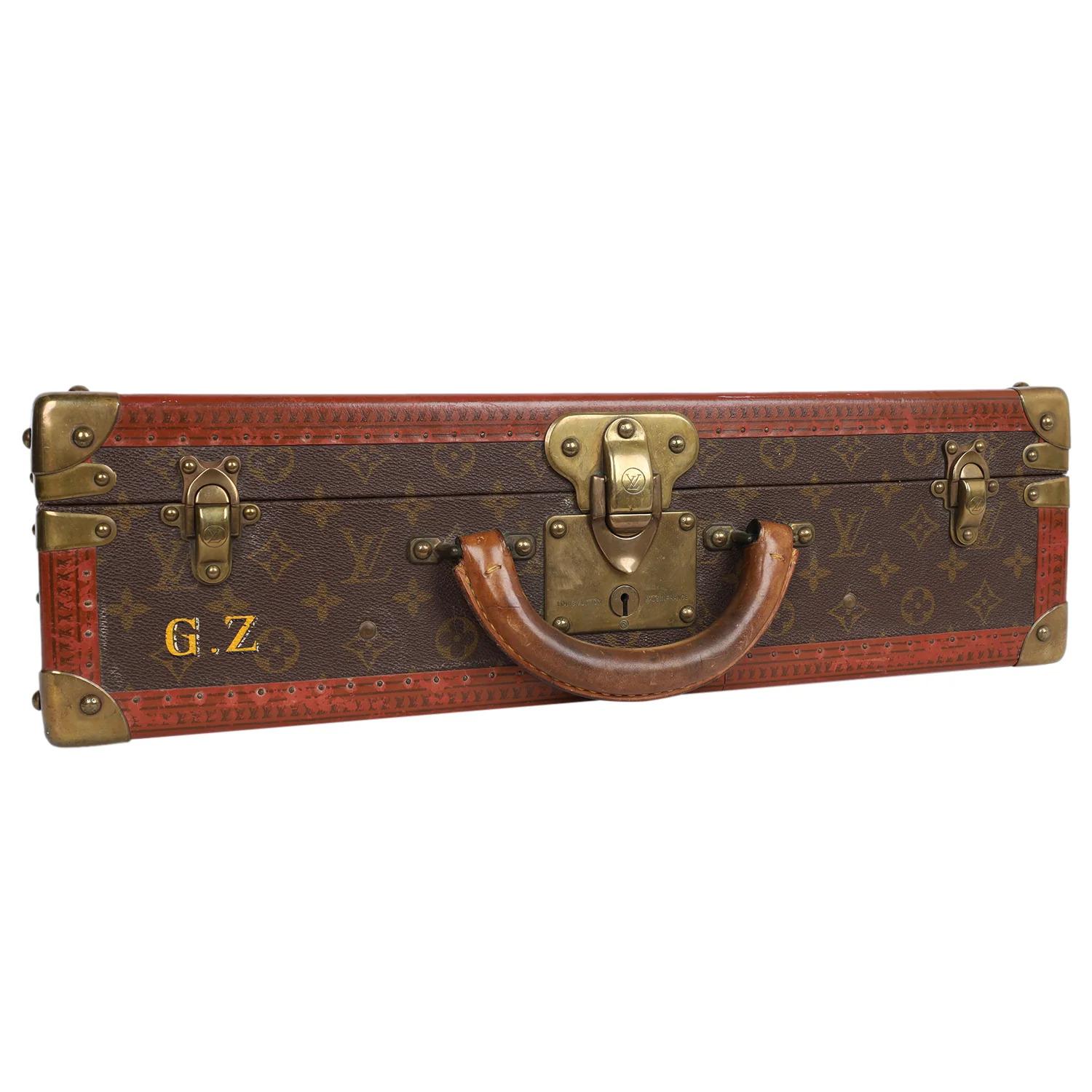LOUIS VUITTON Cotteville Monogram Hard Case Trunk Brown (Schwarz) im Angebot