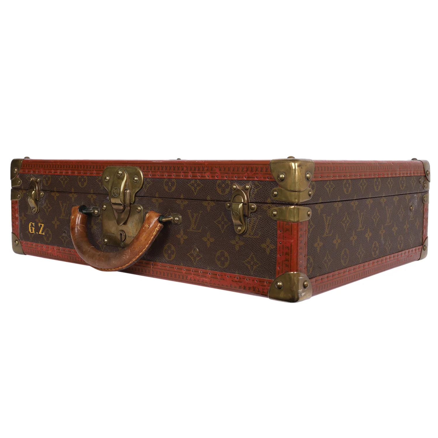 LOUIS VUITTON Cotteville Monogram Hard Case Trunk Brown im Zustand „Relativ gut“ im Angebot in Salt Lake Cty, UT