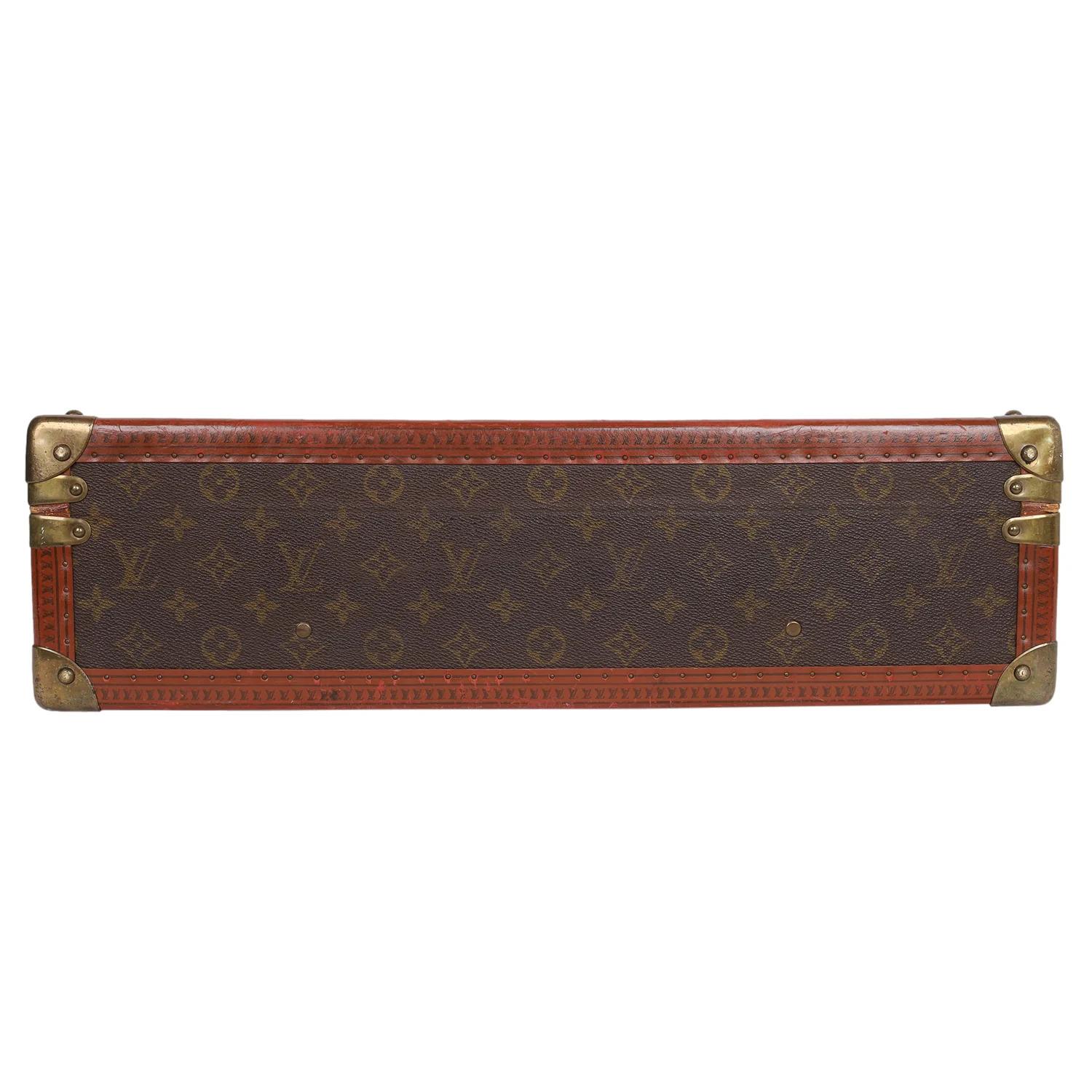 LOUIS VUITTON Cotteville Monogram Hard Case Trunk Brown für Damen oder Herren im Angebot