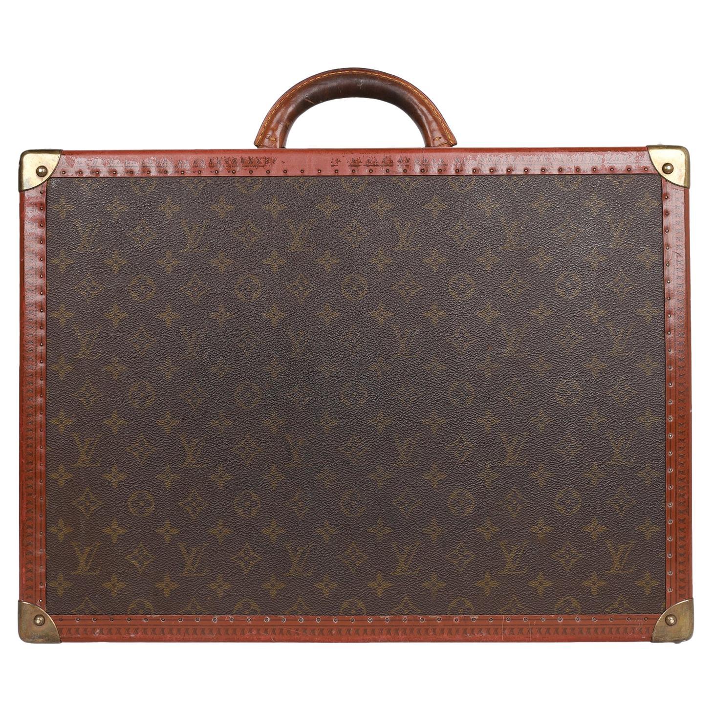 LOUIS VUITTON Cotteville Monogram Hard Case Trunk Brown
