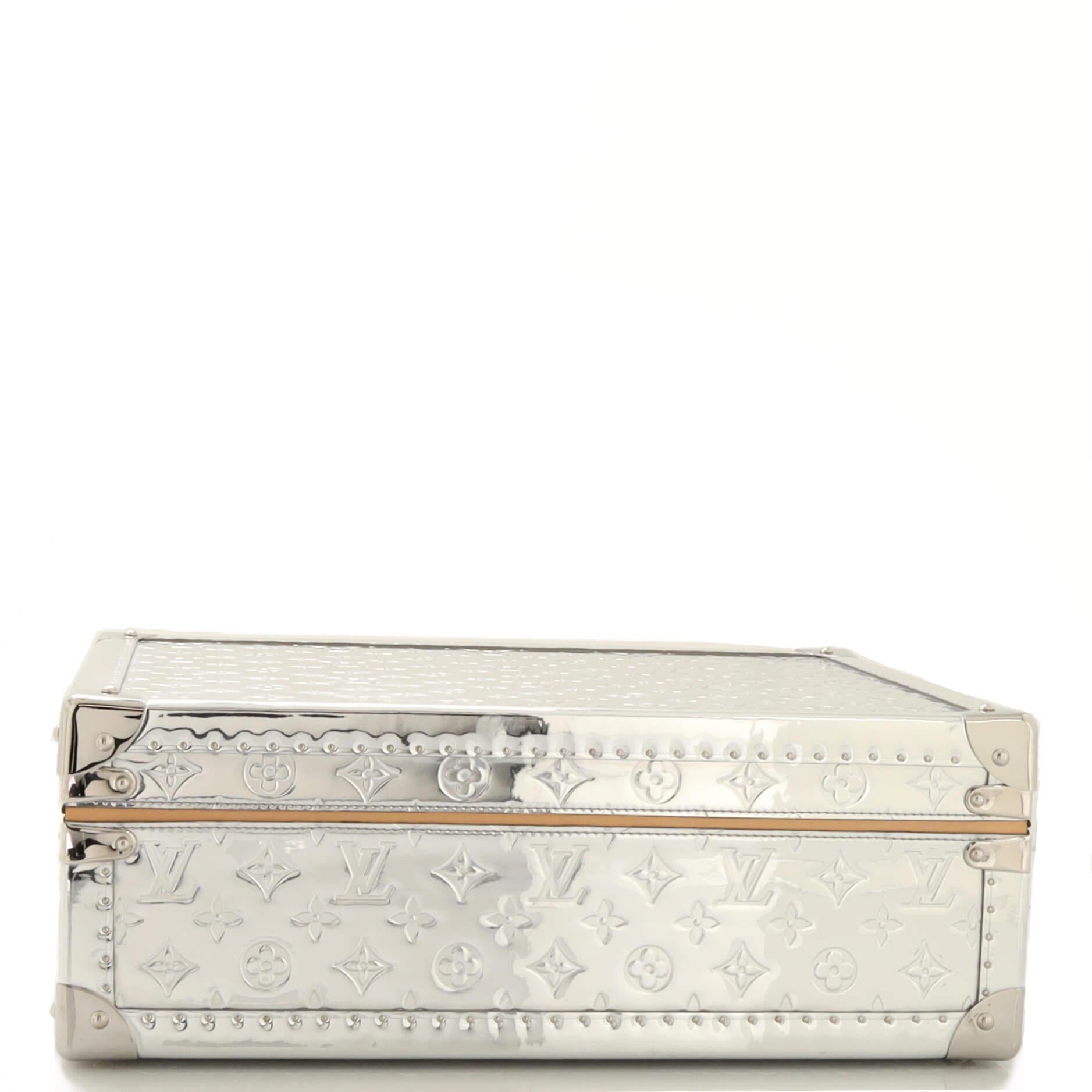 Louis Vuitton Cotteville Monogram Mirror Coated Canvas 40 1