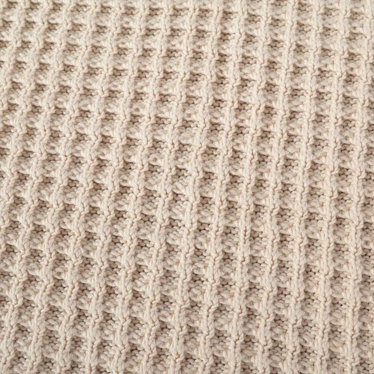 Maglione in maglia di cotone Louis Vuitton Beige in vendita 6