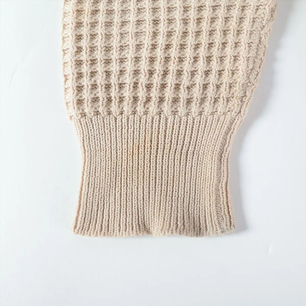 Maglione in maglia di cotone Louis Vuitton Beige in vendita 8