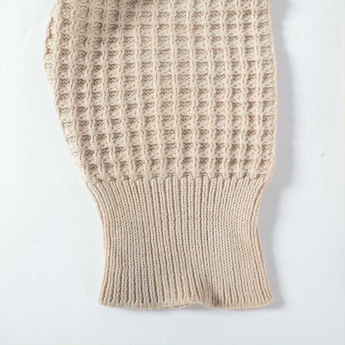 Maglione in maglia di cotone Louis Vuitton Beige in vendita 9