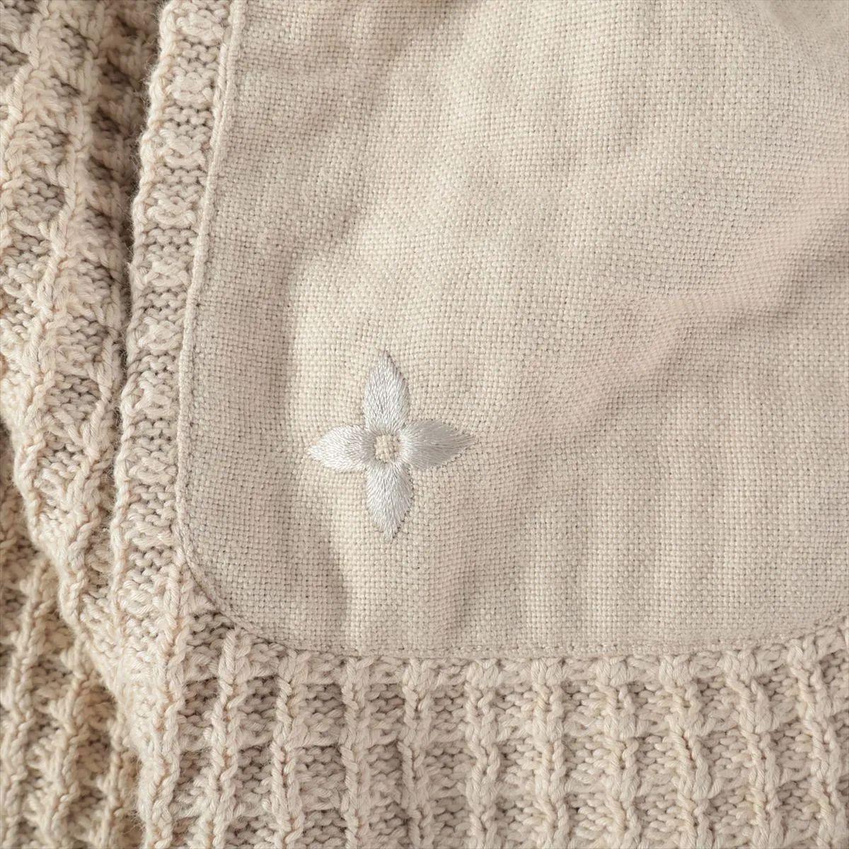 Maglione in maglia di cotone Louis Vuitton Beige in vendita 12