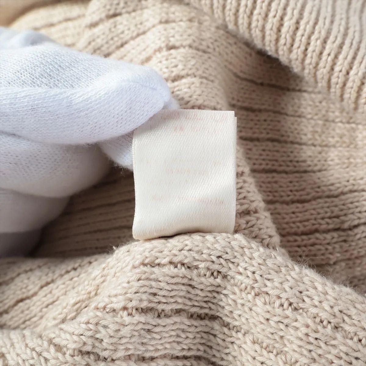 Maglione in maglia di cotone Louis Vuitton Beige in vendita 4