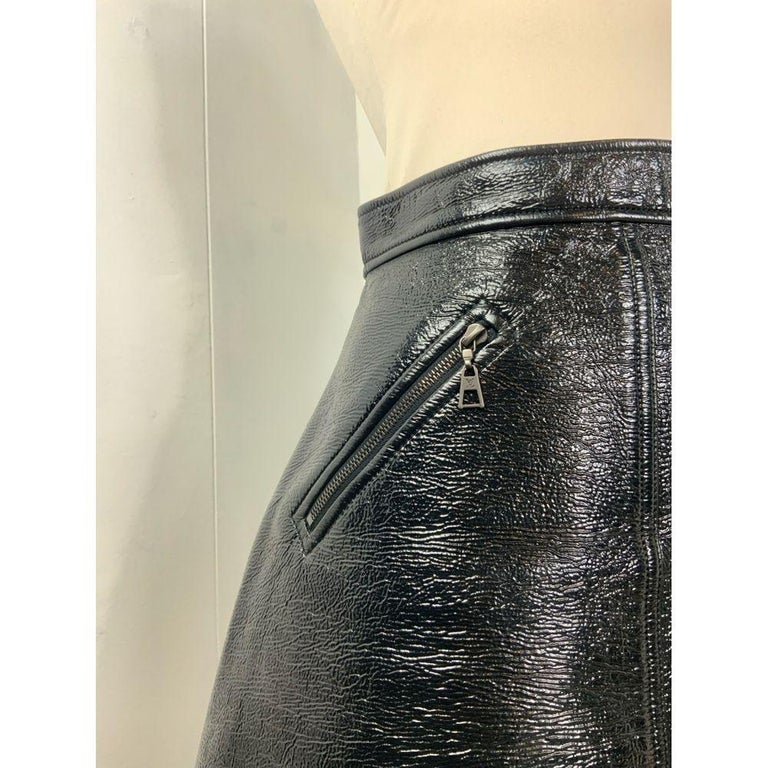 Louis Vuitton Cotton Skirt in Black In Good Condition In Carnate, IT