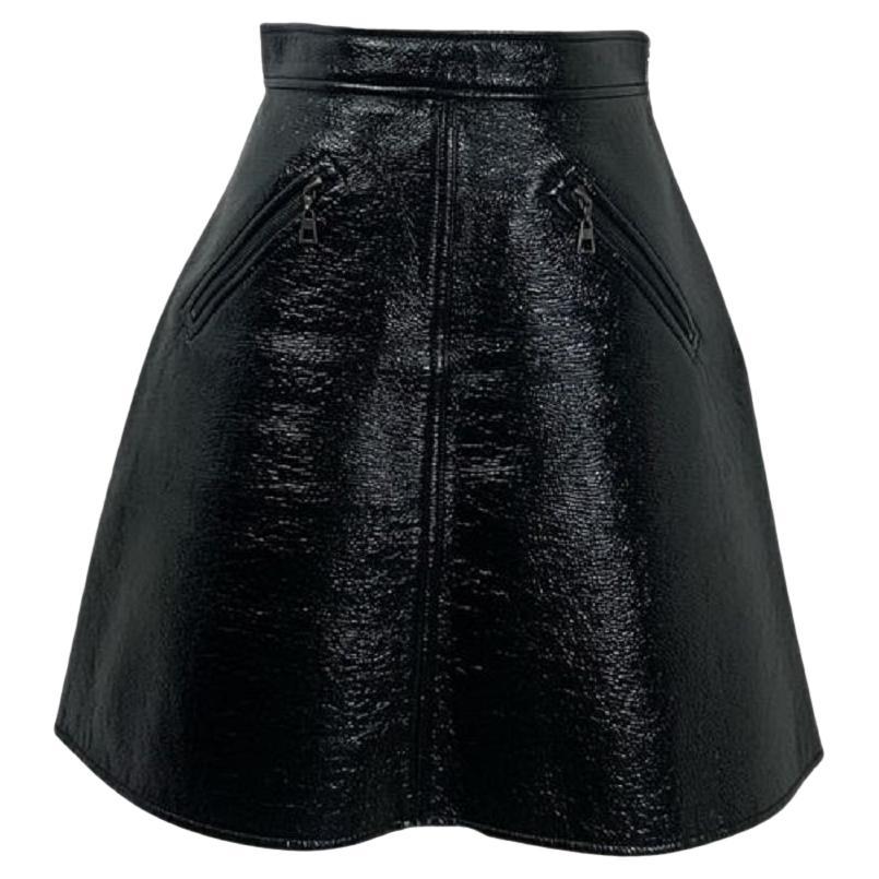 Louis Vuitton Cotton Skirt in Black For Sale