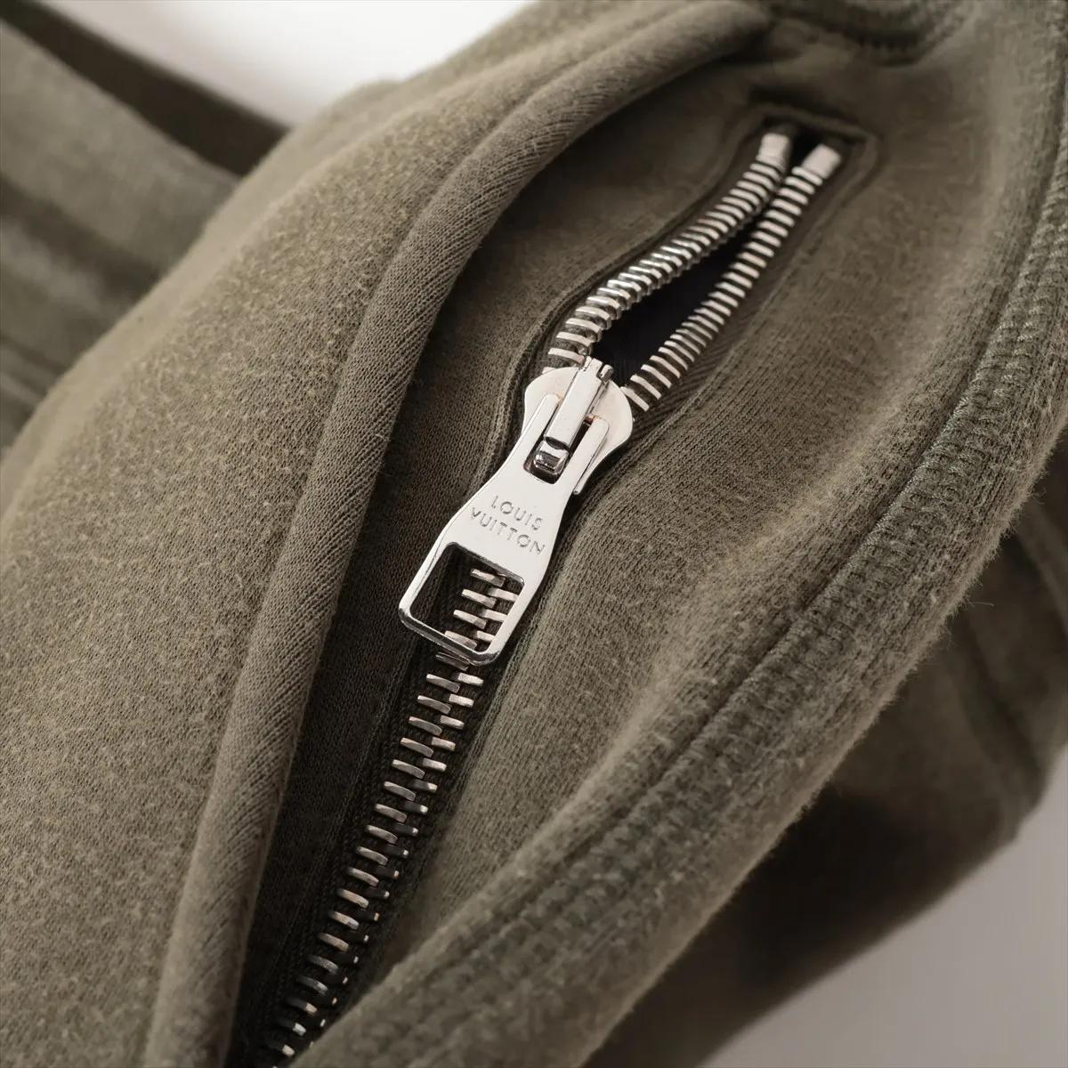 Louis Vuitton Cotton Sweatpants Khaki Bon état - En vente à Indianapolis, IN