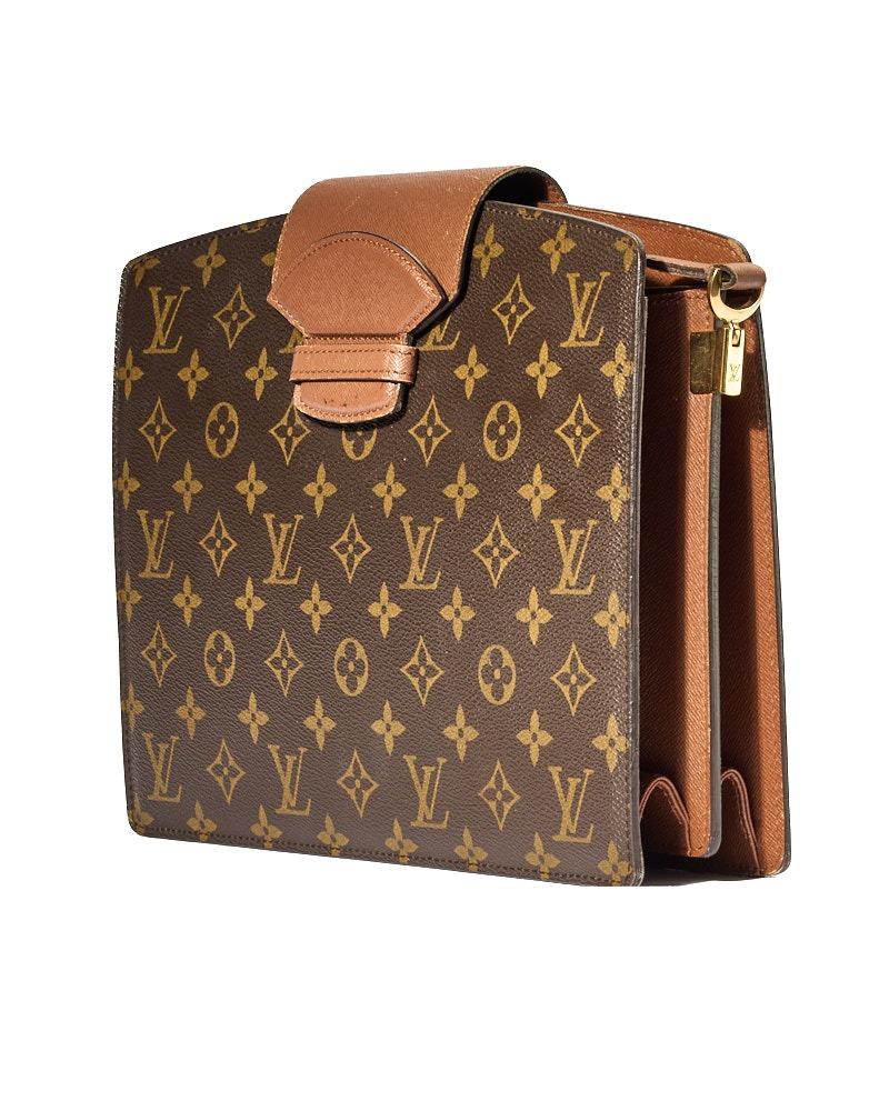 Brown Louis Vuitton Courcelles MM Monogram For Sale