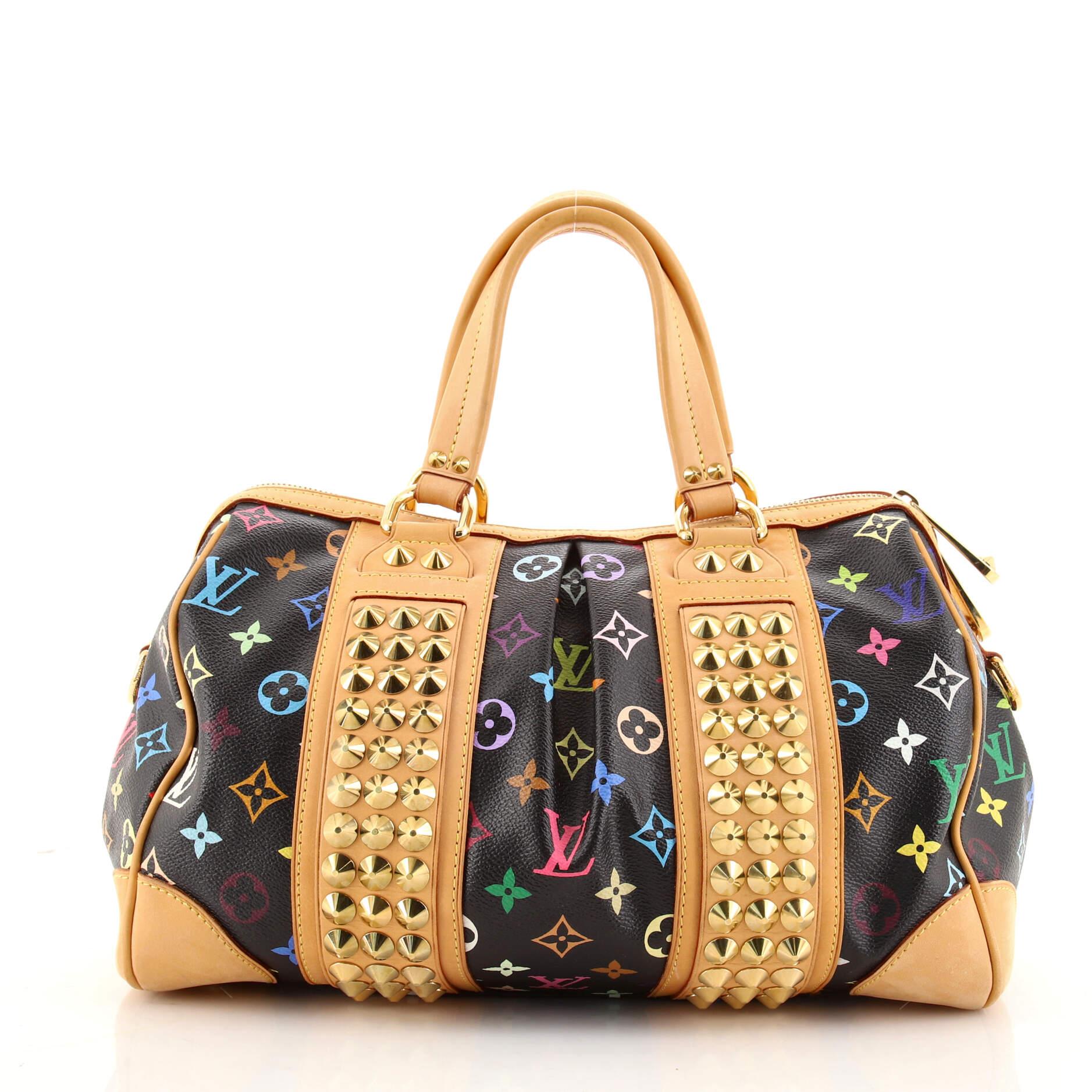 Beige Louis Vuitton Courtney Bag Monogram Multicolor GM
