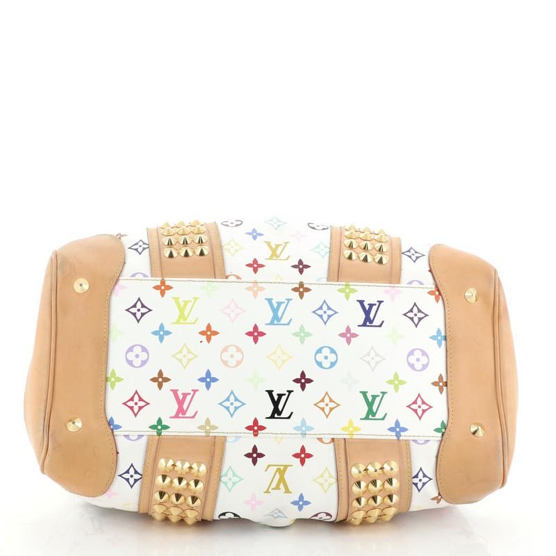 Beige Louis Vuitton Courtney Bag Monogram Multicolor GM