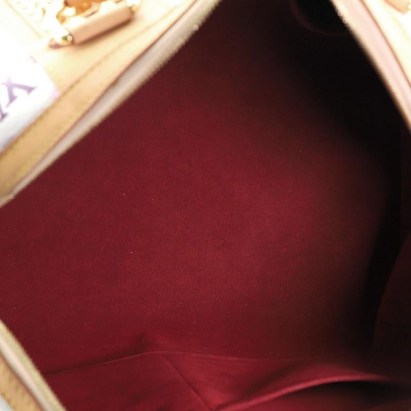 Beige Louis Vuitton Courtney Bag Monogram Multicolor GM