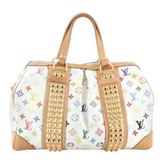 Louis Vuitton White Monogram Multicolore Audra Tote Bag rt $1, 520 For Sale  at 1stDibs